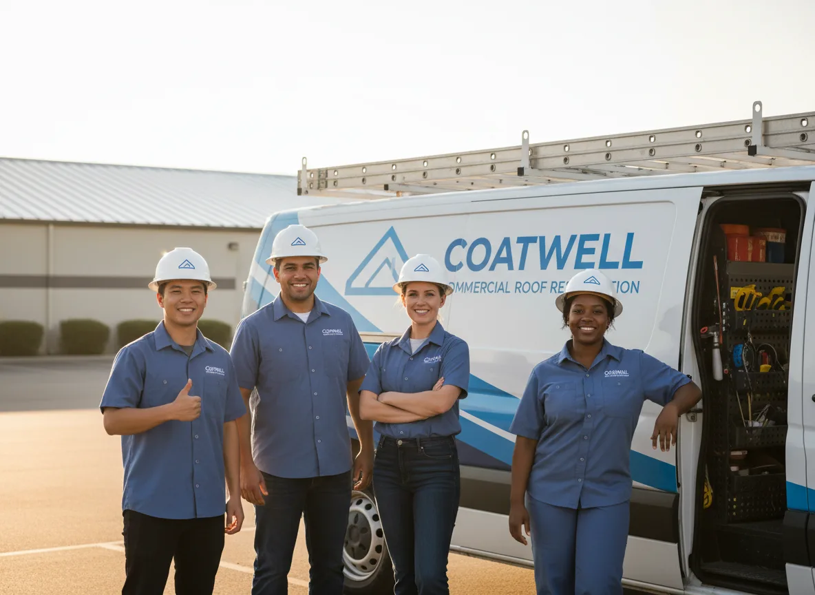 Commercial roof coating company in Bud, WV